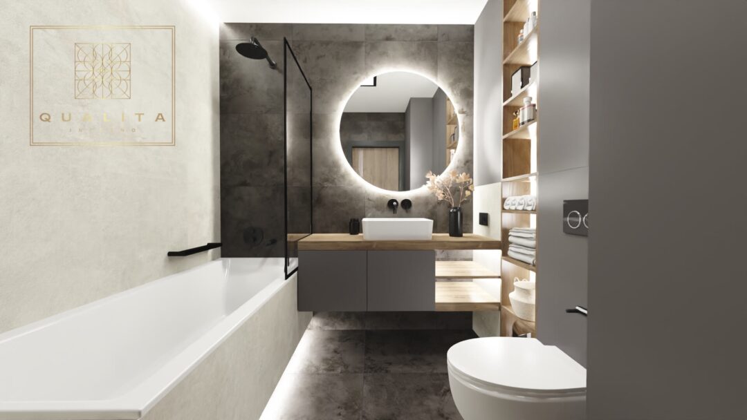 Qualita_Interno_Nowoczesna minimalistyczna łazienka projekt aranżacja pomysły