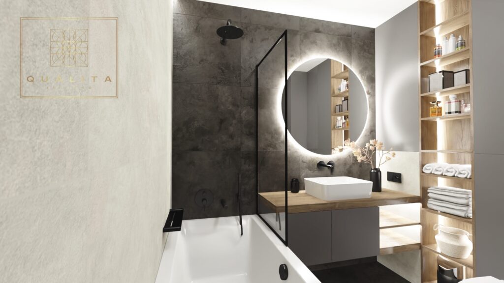Qualita_Interno_Nowoczesna minimalistyczna łazienka projekty aranżacje 2022